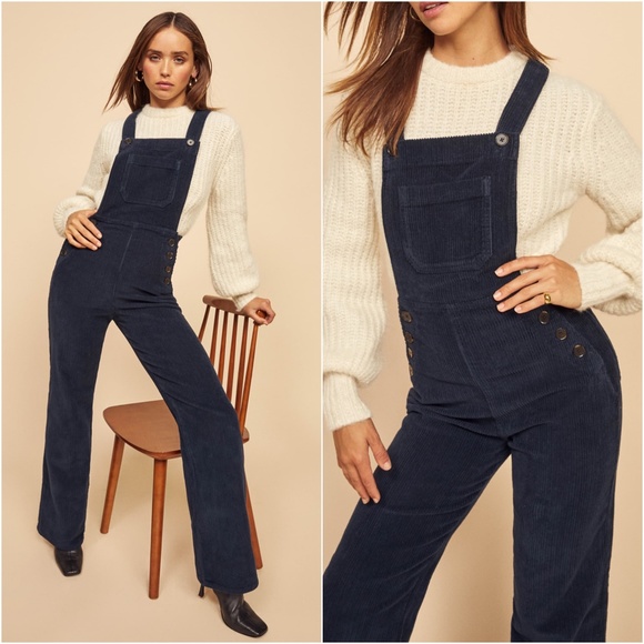 navy corduroy jumpsuit